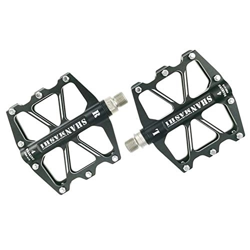 Pédales VTT : PéDales VTT Vélo Accessoires Vélo Accessoires BMX Pédales Cyclisme Accessoires Plat Pédales Accessoires de Vélo De Montagne Cycle Accessoires Black, Free Size