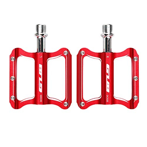 Pédales VTT : Ronshin Cycling For GUB Bicycle Pedals Aluminum Alloy Bearings Mountain Bike Road Cycling Riding Pedal red