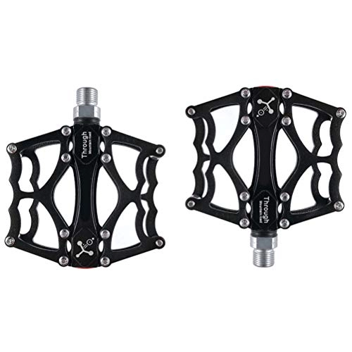 Pédales VTT : sakulala 1 Pair Non-Slip Mountain Bike Pedals 9 / 16 inch Universal Ultra Light Bicycle Pedals for Mountain Road Bike