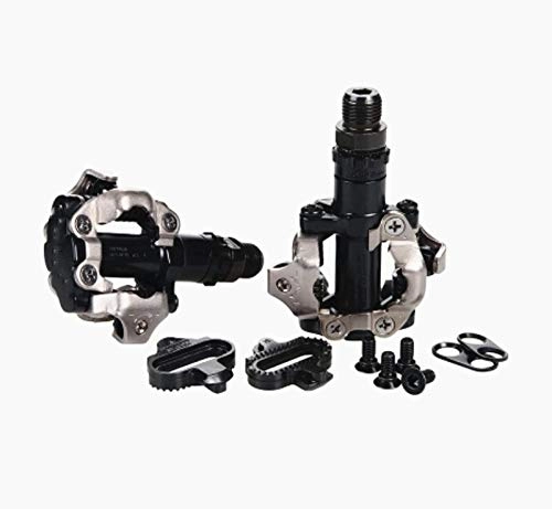 Pédales VTT : TLBBJ Bicycle Pedal PD-M520 SPD Pédale VTT Montagne Auto-Verrouillage vélo Clipless pédales Cales pédales de vélo PD22 Bicycle Parts (Color : M520 Black)