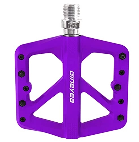 Pédales VTT : Xusports Pédales de Nylon de vélo de Montagne 9 / 16 Pouce Pédales de vélo de la Montagne Hors Route Pédales de vélo Peelin Portes Pédales Bicyclettes Accessoires de vélo, Violet