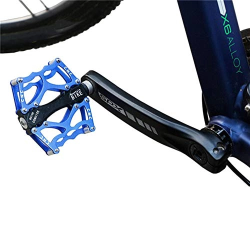 Pédales VTT : ZhiTianGroup Ultralger Or Aluminium Mountain Road Cyclo Roulement Pdales Vlo VTT Bicicleta Ciclismo Vlo Pdales (Color : Blue, Size : A)