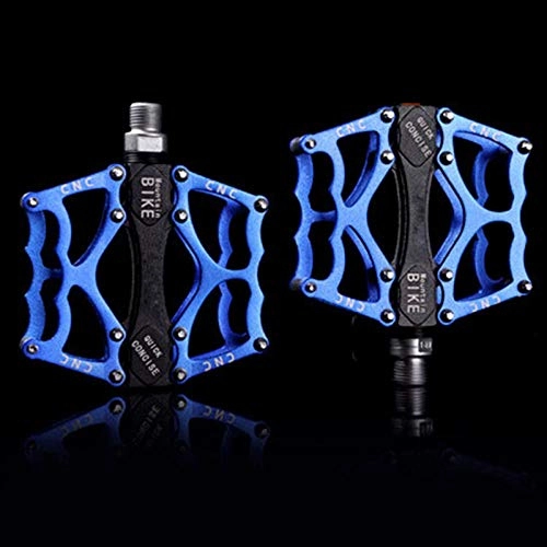 Pédales VTT : Zhooyyyy Ultralight Professional Hight Quality MTB Mountain BMX Bicycle Bike Pedals Cycling Sealed Bearing Pedals Pedal 9 / 16 inch-Blue