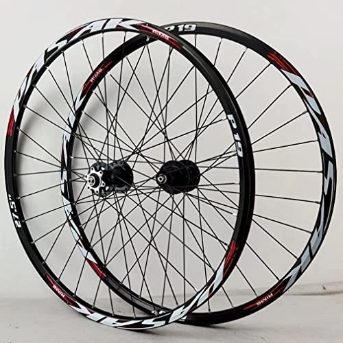 Roues VTT : Ensemble de roues de vélo de montagne, 66 / 79, 5 / 73, 1 cm, freins à disque à dégagement rapide, jantes de VTT 32H moyeu pour roue routière 7 / 8 / 9 / 10 / 11 / 12 vitesses