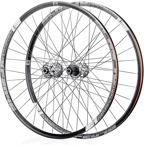 Roues VTT : HUB26 Roulement de roue de vélo 27, 5" 29" MAG en alliage de roue de VTT avec frein à bord 8, 9, 10, 11, roulement à joint de vitesse, dégagement rapide, 32 trous.