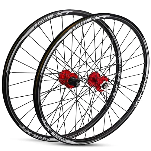 Roues VTT : HYLK Paire de Roues de vélo VTT 29pouces Roue de vélo de Montagne Jante en Alliage à Double Couche roulement scellé 7-11 Vitesses moyeu de Cassette Frein à Disque vélo Roue Avant arrière