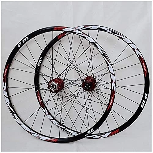 Roues VTT : lzdasczz 26 Pouces 27.5 29ER vélo de Montagne Roues en Alliage d'aluminium VTT Roues de vélo Frein à Disque pour 7 / 8 / 9 / 10 / 11 Vitesse