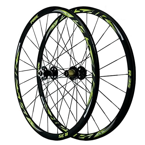 Roues VTT : lzdasczz Roues de vélo de Montagne 29 Pouces v-Brake en Alliage d'aluminium à dégagement Rapide 30MM Roues de vélo de Route 700C Jante de Roue de Cassette pour 7 / 8 / 9 / 10 / 11 Vitesse