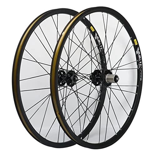 Roues VTT : QERFSD 26" Roues Vélo Montagne Roues VTT Avant 2 Arrière 4 Roulements Freins À Disque À Dégagement Rapide 28H Paire Roues Alliage Haute Résistance À Faible Résistance