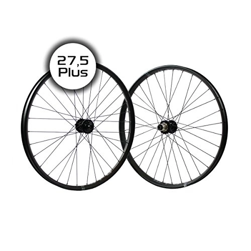 Roues VTT : Ridewill Bike Paire Roues Vtt 27, 5 + asym i35 Boost Disque 8 – 10 V Shimano Noir (roues vTT) / wheelset MTB 27, 5 + sYM i35 Boost disc 8 – 10S Shimano Black (VTT Wheel)