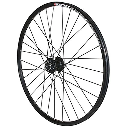 Roues VTT : Roue VTT 26" Disc Subzero Avant Noir ILLET MOY Shimano M475 6TROUS Noir Rayons Noirs