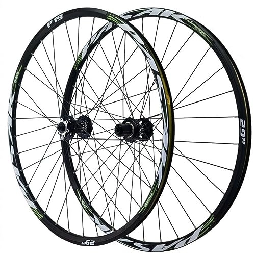 Roues VTT : Roues de vélo de Montagne à Disque de 26, 27, 5 et 29 Pouces, Avant 2 arrière, 5 roulements à dégagement Rapide, moyeu de vélo 32 Trous, Frein à Disque à Six Clous, Paire de Roues 7 à 12 Vitesses