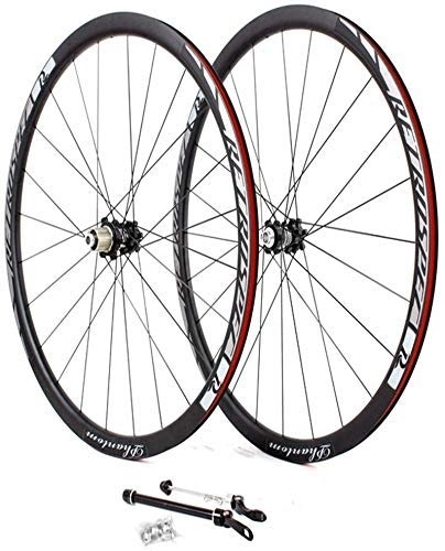 Roues VTT : SLRMKK Paire de Roues arrière de vélo de 29 Pouces, Roue de vélo de Montagne à Double paroi en Alliage de vélo de Jante de Frein à Disque 24H à dégagement Rapide 4 Palin Compatible 8 9 10 11 Vitesses