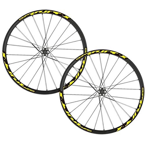 Roues VTT : Stickers de roue vélo / décalcomanies pour VTT 26 27, 5 29 pouces Mountain Bike Wheelset (Color : 29er Red)