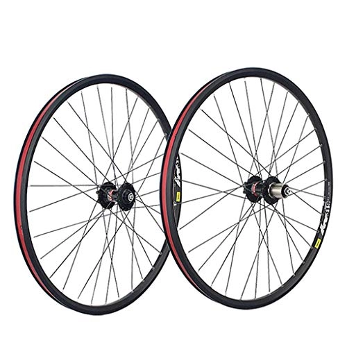 Roues VTT : WYN Mountain Bike Wheelset 26 / 27, 5 / 29 Pouces 559x20 Jantes à Double paroi Vélo Avant et arrière Roue arrière QR Hubs Frein à Disque 32 Trous 7-8-9-10 Cassette Vitesse Volant