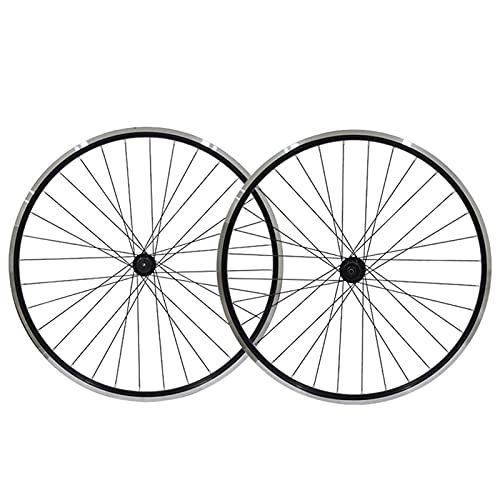 Roues VTT : XBR Jante de vélo Durable Jantes de vélo 26 Pouces VTT à Double paroi 559 Frein sur Jante Avant et arrière pour vélo Moyeux QR 32 Trous pour essieux à dégagement Rapide 7-8-9-10-11 Accessoire de vélo