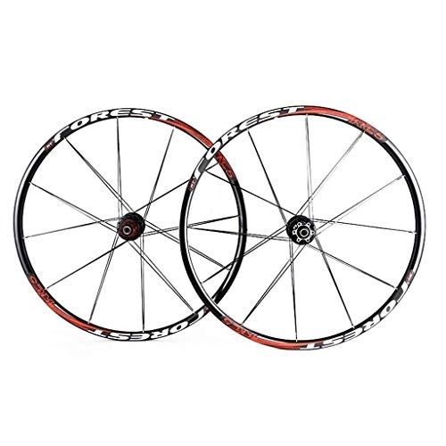 Roues VTT : XCZZYC Paire de Roues de vélo 26 / 27.5 / 29 Pouces Jantes en Alliage à Double paroi VTT Roue moyeu de Carte roulement scellé Frein à Disque 7-11 Vitesses 24H VTT