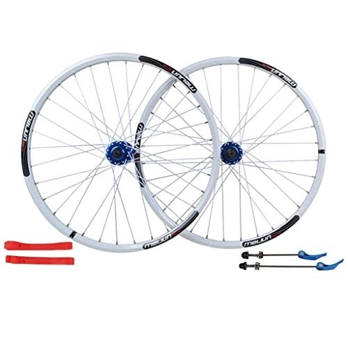 Roues VTT : XYSQWZ Roues De Cyclisme VTT De 26 Pouces Ensemble De Roues De Frein À Disque De Vélo De Montagne Roulement Scellé À Dégagement Rapide 32 Trous 7 / 8 / 9 / 10 Vitesses