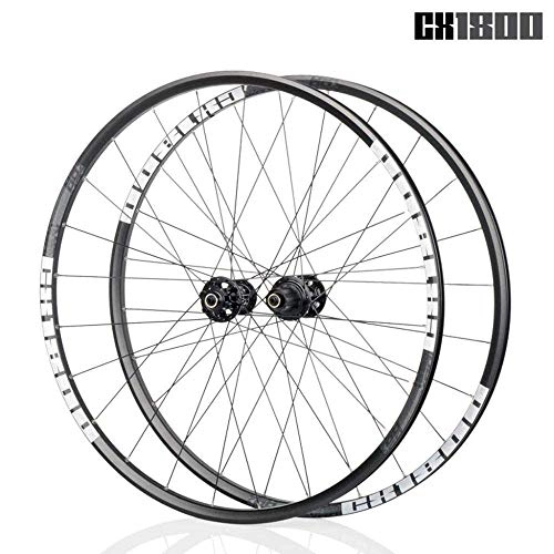 Roues VTT : ZKORN Bicycle Accessories， 700c Road Cycling Wheels Alloy Double Wall Rim Sealed Bearing Hub 1820g / pair (19 CX1800) Mountain Bike Wheel