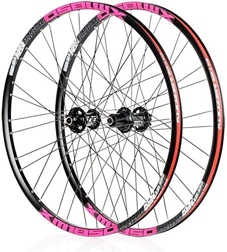 Roues VTT : ZKORN Bicycle Accessories， Wheels Cyclists MTB, Pair of Bicycle Wheels 26" / 27.5" Disc Brake Quick Release Wheels Bicycle Mountain Rims Aluminum Alloy 32H 8-11 Speeds, 26in