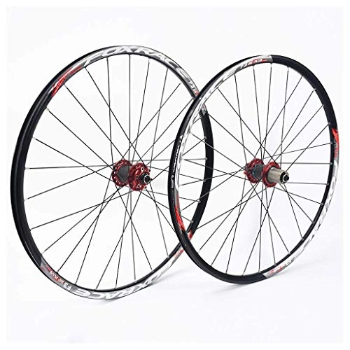 Roues VTT : ZLYY 26" 27, 5" VTT Vlo Jeu de Roues Avant Arrire Frein Disque Jantes Roulements Scells Moyeu F3, B, 26INCH