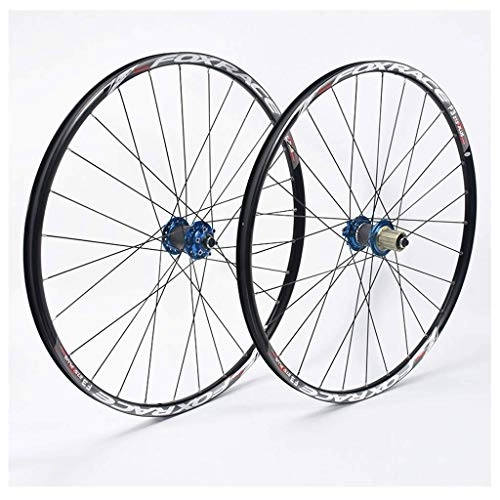 Roues VTT : ZLYY 26" 27, 5" VTT Vlo Jeu de Roues Avant Arrire Frein Disque Jantes Roulements Scells Moyeu F3, C, 26INCH