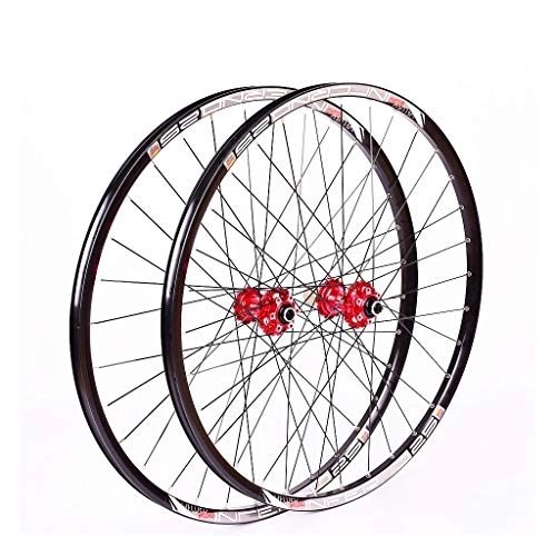 Roues VTT : ZWB Ensemble De Moyeu De Roue De Vélo De Montagne Wheel Master 26" Alliage Mountain Disc Double Wall VTT Vélo Roues Frein À Disque Arbre De Canon À Dégagement Rapide