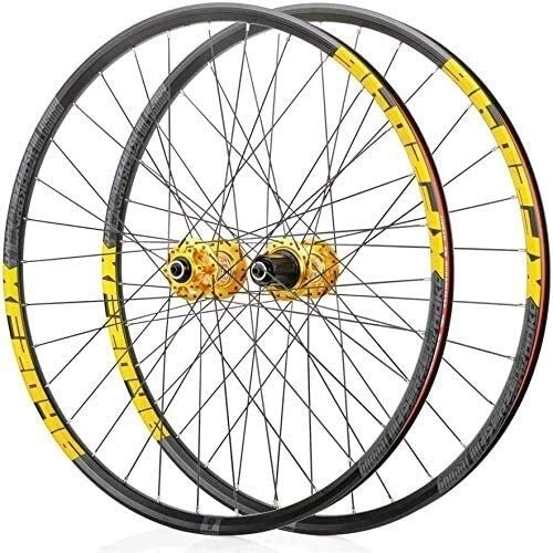 Roues VTT : ZWH Roues De Vélo Montagne Roues de vélo, vélo de Roues 26 / 29 / 27, 5 Pouces Face arrière de Roues Jante à Double paroi Frein à Disque à dégagement Rapide 32 Trous 4 Palin 11.8 Vitesse