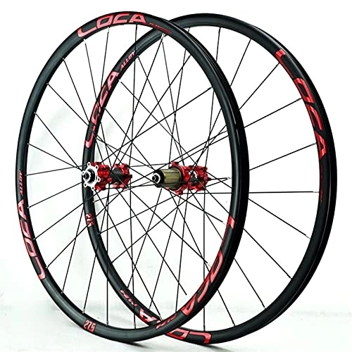 Roues VTT : ZYHDDYJ Vélo Roues Paire De Roues Vélo Montagne 26 / 27.5 / 29 Pouces Paroi Double Alliage D'aluminium Frein À Disque pour Cassette 8-12 Vitesses QR (Color : D, Size : 26inch)