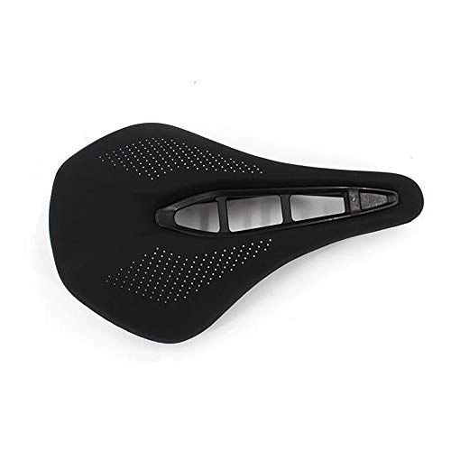 Sièges VTT : Accessoires de vélo Vélo Selle VTT Creux Siège Route Selle VTT Course Selle PU Souple Coussin de siège vélo Pièces de Rechange 250 * 145mm 280g (Color : Noir, Size : Libre)