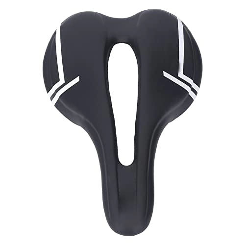 Sièges VTT : Buachois Selle de VéLo de Route, Conception Creuse de Montagne, CompéTition Respirante, Cuir Microfibre PU, Remplacement de SièGe de Coussin de Bicyclette pour BMX, VTT(#2)