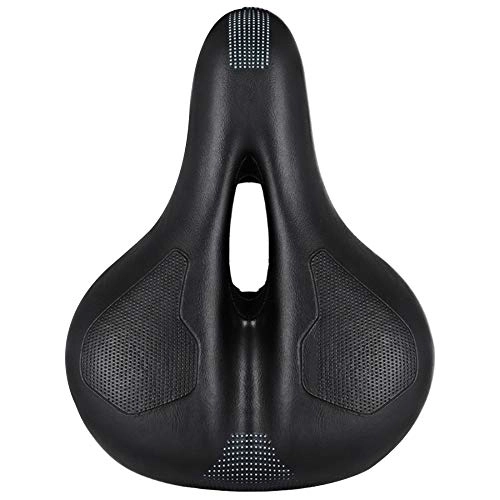 Sièges VTT : BXGSHOSF Coussin de siège antidérapant Accessoires de Selle de vélo Souple équitation vélo de Montagne Creux Confortable Route PVC Cuir