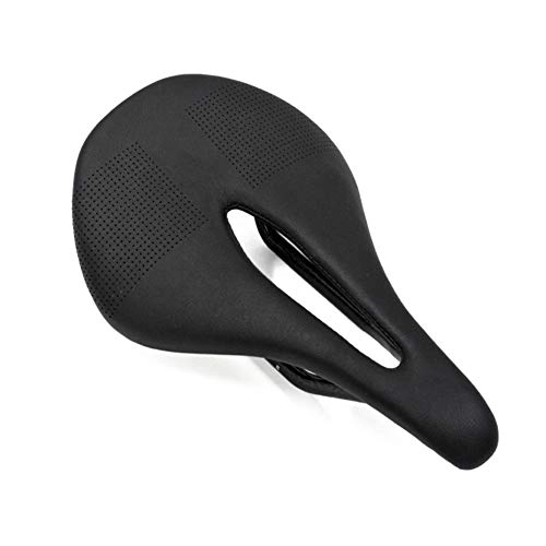 Sièges VTT : BXGSHOSF Fibre de Carbone + Cuir Coussin de siège de vélo de Route vélo de Montagne siège de vélo vélo de Montagne Coussin de siège de Course PU Ultra léger Respirant Coussin de siège Souple