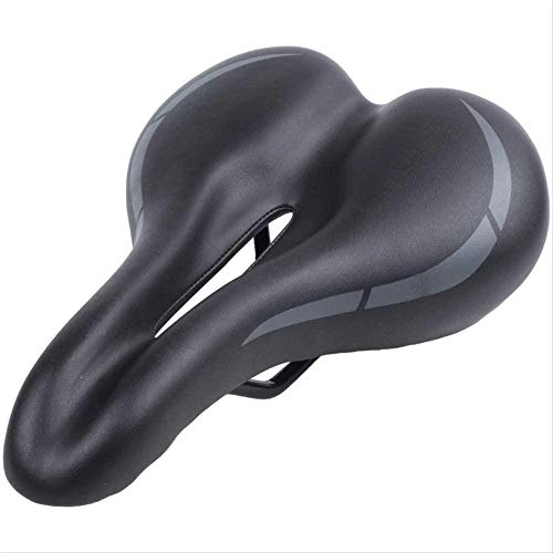 Sièges VTT : CAISHENY Siège de vélo Confortable siège de Selle de vélo Confortable Noir Nouveau vélo de Route Doux Confortable siège de vélo Coussin Coussin siège de Cycle ultraléger