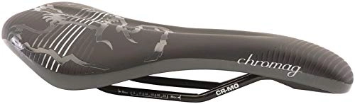 Sièges VTT : CHROMAG Juniper Selle VTT / MTB / Cycle / VAE / E-Bike Adulte Unisexe, Black / Grey, 141x269mm