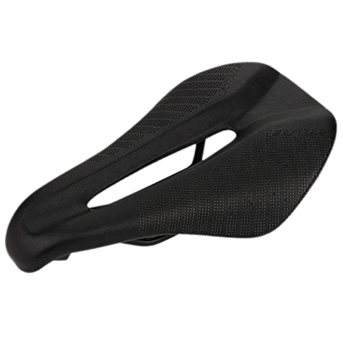 Sièges VTT : ENJY Selle Selle de VTT Respirante Selle de vélo Confort Soft Soft Soin Hollow Design Accessoires de vélo antidérapants (Color : Black)