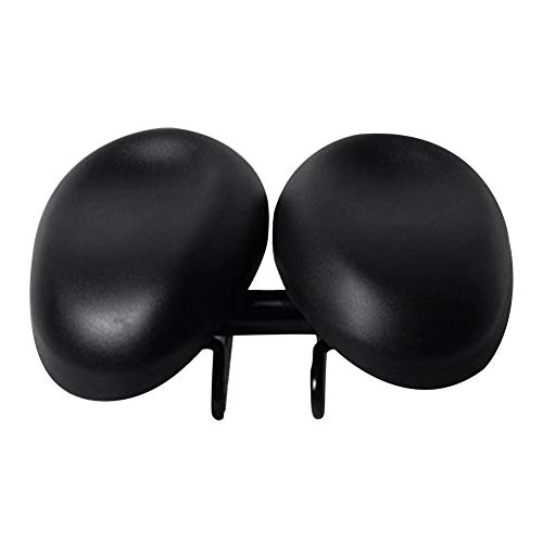 Sièges VTT : EZIZB Selle De Vlo Extra Large Large Sport VTT Vlo De Route Vlo Rglable Double-Pad Saddle Cover Cushion Seat Noir