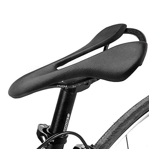 Sièges VTT : Firulab 5 selles vélo en fibre carbone | Siège vélo léger | Coussin selle léger en fibre carbone pour vélo route et VTT, coussin siège vélo, cadeaux pour homme et femme