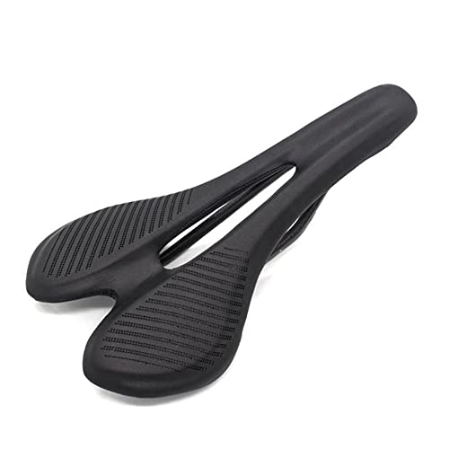 Sièges VTT : GO-AHEAD Selle Velo, Fibre de Carbone Road VTT Selle de VTT Selle Ultralight Coating Cyclisme Cyclisme Accessoires VTT Homme, (Color : Noir)