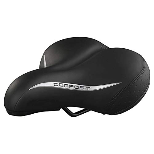 Sièges VTT : hclshops Amortisseur de chocs ultraléger pour selle de vélo - Design réfléchissant - Accessoire de vélo pour VTT, route, VTT - Couleur : noir