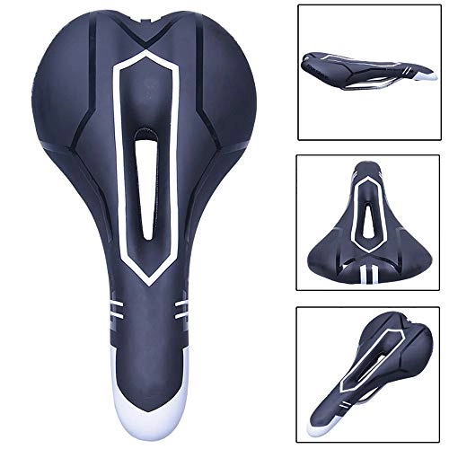 Sièges VTT : HHHKKK Selle de Vélo Confort Imperméable et Respirante Ergonomique, Coussin de Vélo Respirant Creux Siège de Vélo Antichoc Selle de Bicyclette pour Vélos de Route / VTT / Vélos de Ville