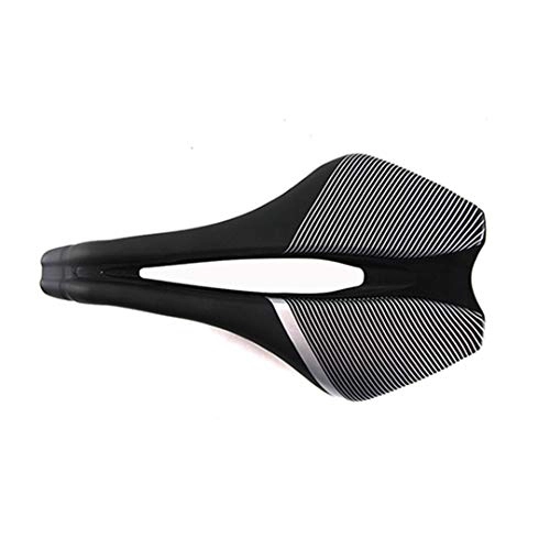 Sièges VTT : HOISSPENS Lger Vlo Seat Selle VTT Route VTT Vlo Course Selle PU Doux et Respirant Coussin sige Black White