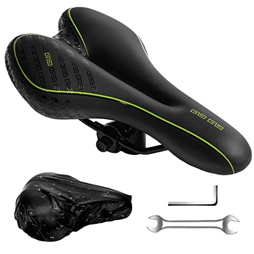 Sièges VTT : Homoto Selle de VTT imperméable pour homme et femme - Selle design creux confortable et respirante - Selle de BMX / course / VTT / Emtb / vélo