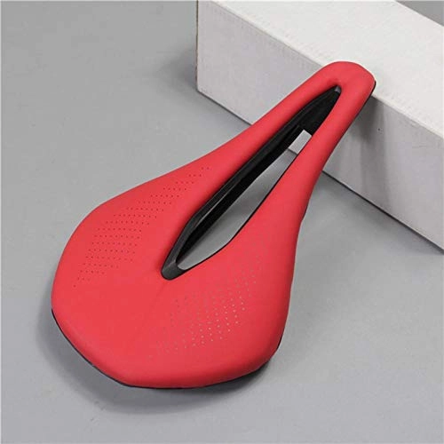 Sièges VTT : Housse de selle de vélo pour vélo de route VTT Selle de vélo de montagne Selle de vélo de course Selle de vélo Respirant Doux Coussin de siège Rouge