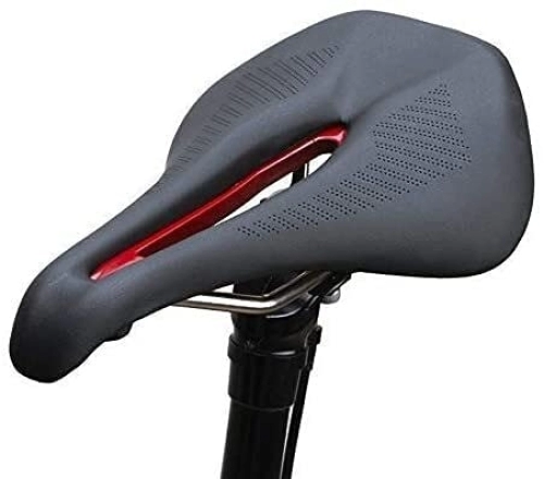 Sièges VTT : HZTEC Selle VTT Selle Velo Confortable Selle de vélo de vélo Confortable, Remplacement Universel de la Selle de Selle de Selle de Selle Triathlon Racing MTB Selle Ultra Douce (Color : Black)