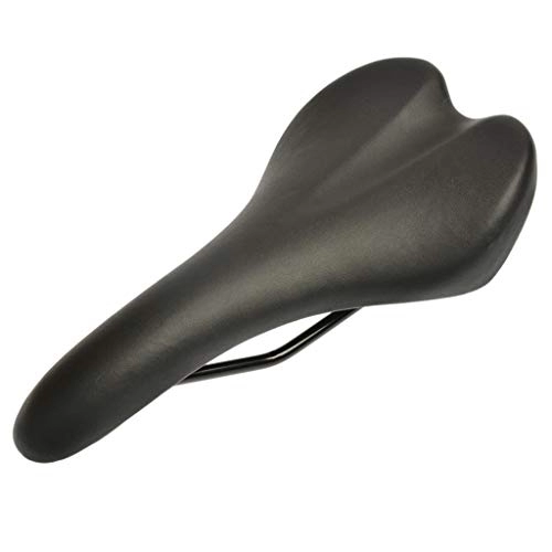 Sièges VTT : KELITE Selle De VTT en Cuir PVC Respirant Et Confortable Conception De Rainure Conception De Courbure Avant Convient Aux Véhicules Routiers, Véhicules De Loisirs, Etc.