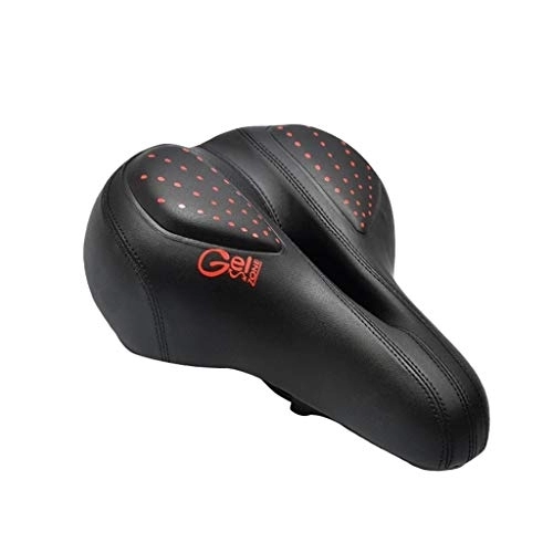 Sièges VTT : KELITE Selle De Vélo Respirante La Plus Confortable Surdimensionnée Extra Large Conception Réfléchissante Large Ventilation Creuse Convient Au VTT Vélo, Etc.