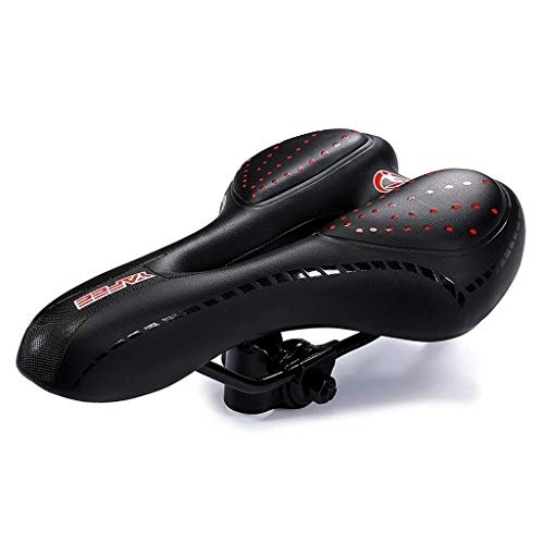 Sièges VTT : KELITE Selle PU vélo Doux et Confortable antidérapante et Durable Creux Ventilation Conception Ergonomique Convient for VTT Vélos de Route Etc