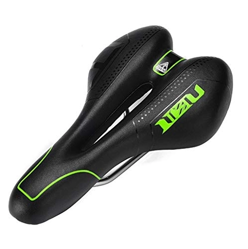 Sièges VTT : KPPONG Selle de Vélo Confortable et Large, Creux VTT Cyclisme Siège Coussin, Ressort Antichoc Antidérapant Respirant pour Montagne Route Bicyclette