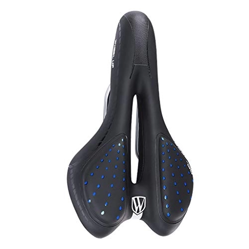 Sièges VTT : KPPONG Selle de Vélo Homme Femme, Creux Respirant VTT Siège Coussin, Ressort Antichoc Antidérapant Confortable Doux Montagne Route Bicyclette Cyclisme